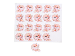 Sticker blinkend  Flowery  speciaal voor jou KM