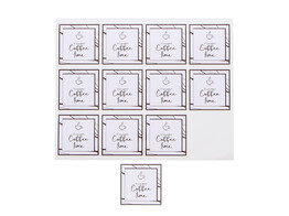 Sticker blinkend  Lines  It s always coffee time GM