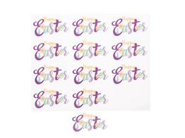 Sticker blinkend Bunny  Pompom  Happy Easter GM