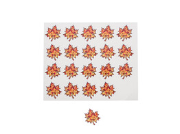 Autocollant brillant  Autumn fruit  feuille PM