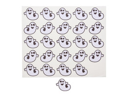 Autocollant brillant  BOO  fantome PM