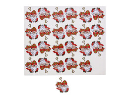 Autocollant brillant Saint  Vintage  et Pere Suie PM