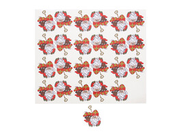 Autocollant brillant Saint  Vintage  et Pere Fouettard PM