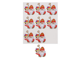 Autocollant brillant Saint Vintage et Pere Suie  Color  GM