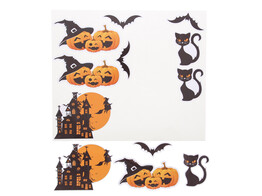 Autocollant brillant Halloween  Scene  GM