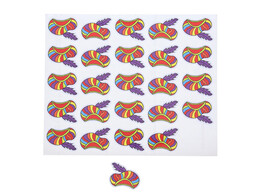 Autocollant brillant Pere Suie Vintage  Color  bonnet PM couleur