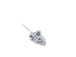 Piquet 3 balls glitter grey