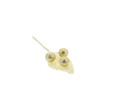 Piket 3 glinsterbollen goud