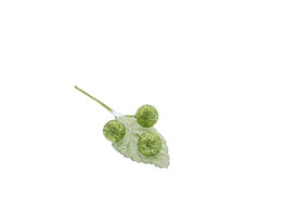 Piquet brillant 3 boules vert