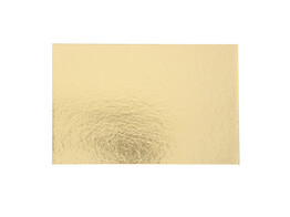 Goudkarton rechthoekig 120 x 185mm