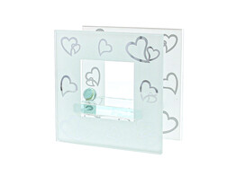  Love  candle-holder square