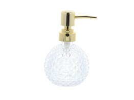 Flesje bol met pomp goud 200ml