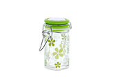  Flower  bokaal met ijzersluiting KM groen