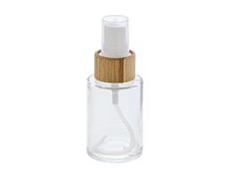 Flacon pulverisateur avec col en bambou 30 ml