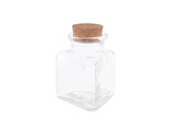Triangular jar with cork