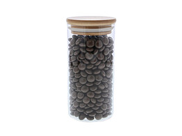 Jar with bamboo lid slim medium