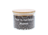 Voorraadpot bamboe deksel  Pour la meilleure Maman  MED