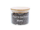 Voorraadpot bamboe deksel  Pour la meilleure Mamy  MED
