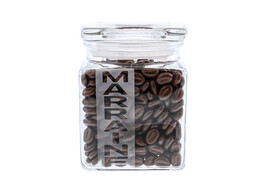 Glass jar square  Marraine  frost medium