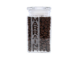 Glass jar square  Marraine  frost LM