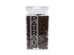 Glass jar square  Parrain  frost LM