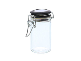 Bokaal cylinder ijzersluiting zwart