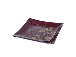 Assiette 15cm bordeaux