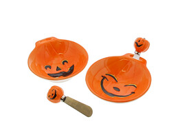 OTL  Pumpkin  ecuelle avec couteau a beurre