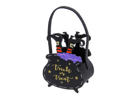 Panier chaudron trick or treat medium