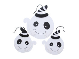 Spook  Spooky  deco hanger S/3