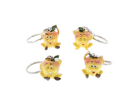  Smiley fruits  sleutelhanger mini appel