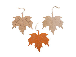 Feuille  Marcel  deco pendentif S/3