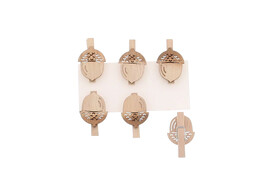 Eikel plat speld