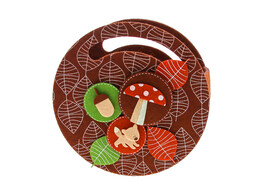OTL  Leaf icons  feuille nervurees panier rond GM