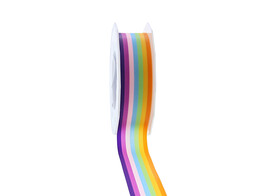 Ribbon Regenbogen  25mm x 20m multi color 099