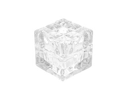 Chocolate box in glass cube SM checked