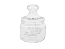 Glass jar with lid  marraine 