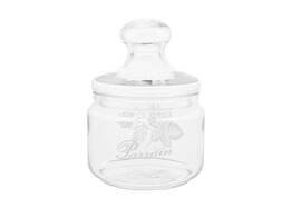 Glass jar with lid  parrain 