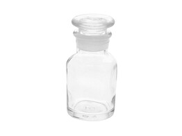 Glazen apothekersflesje helder KM