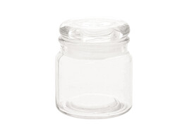 Jar with lid SM transparent