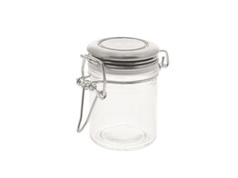 Cylindre with metal lid and fastener SM