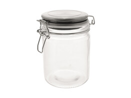 Cylindre with metal lid and fastener LM