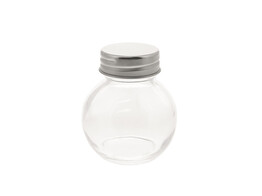 Jar with iron screw-on lid ball SM