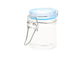 Cylinder ijzersluiting transparant KM blauw