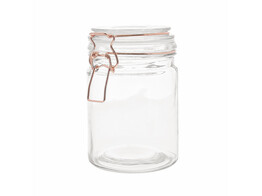 Glas mit kupferfarbenem Verschluss gro 