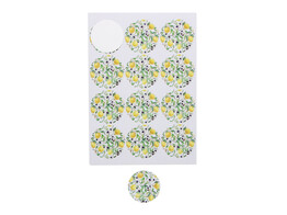Autocollant 6 35 cm  Lemon   Olive 
