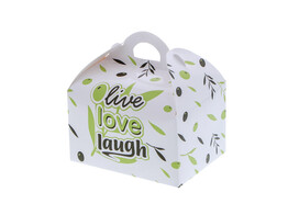 Sweetbox mit Henkel 250 g   Olive  Live - Love - Laugh