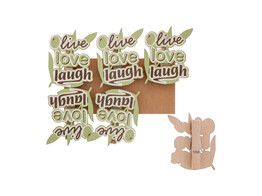  Olive  Live - Love - Laugh Wascheklammer