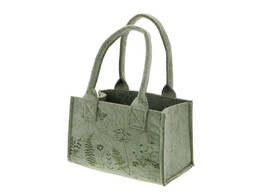 Summery  panier avec 2 anses 18cm smokey green