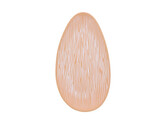  MDF  coquille en forme d  uf 29 5 cm saumon